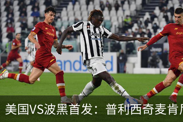 美国VS波黑首发：普利西奇麦肯尼先发 哲科出战